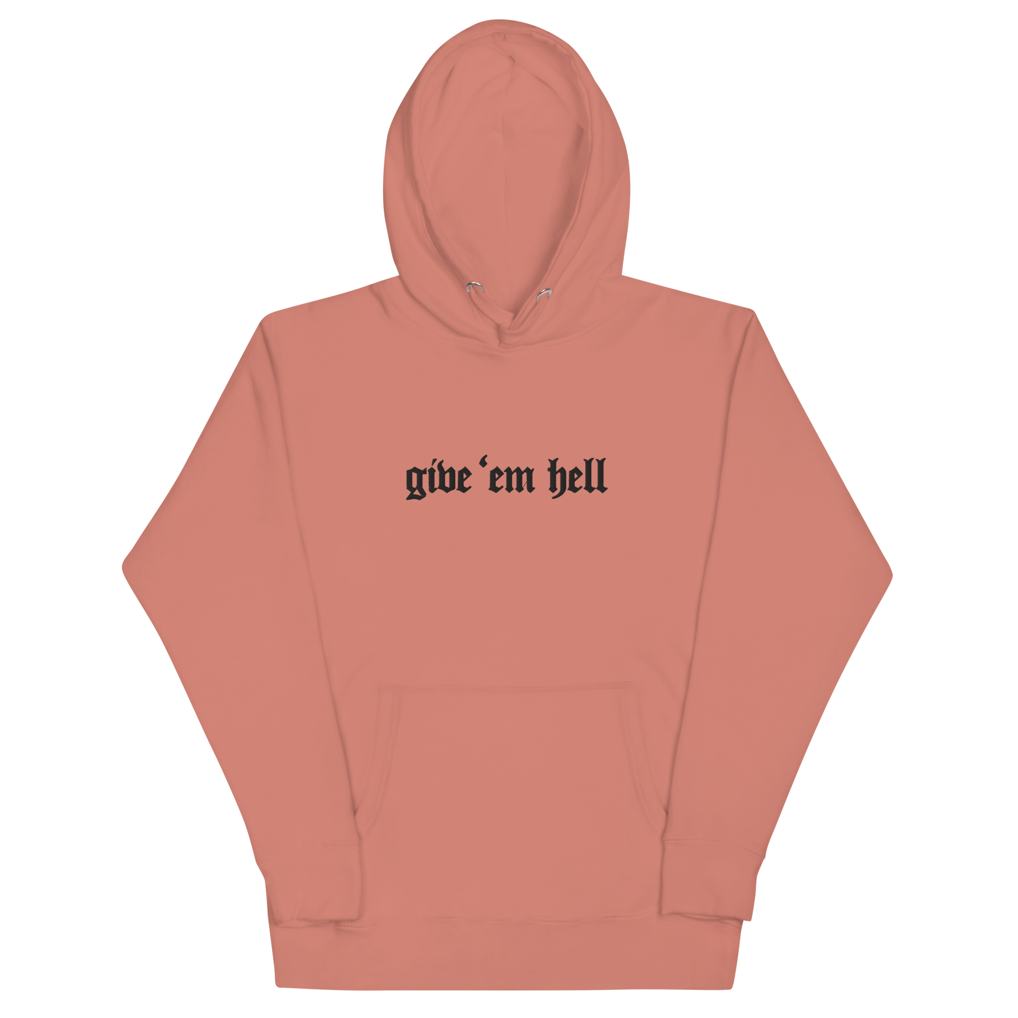 Give 'Em Hell Unisex Hoodie by Goth Cloth Co.