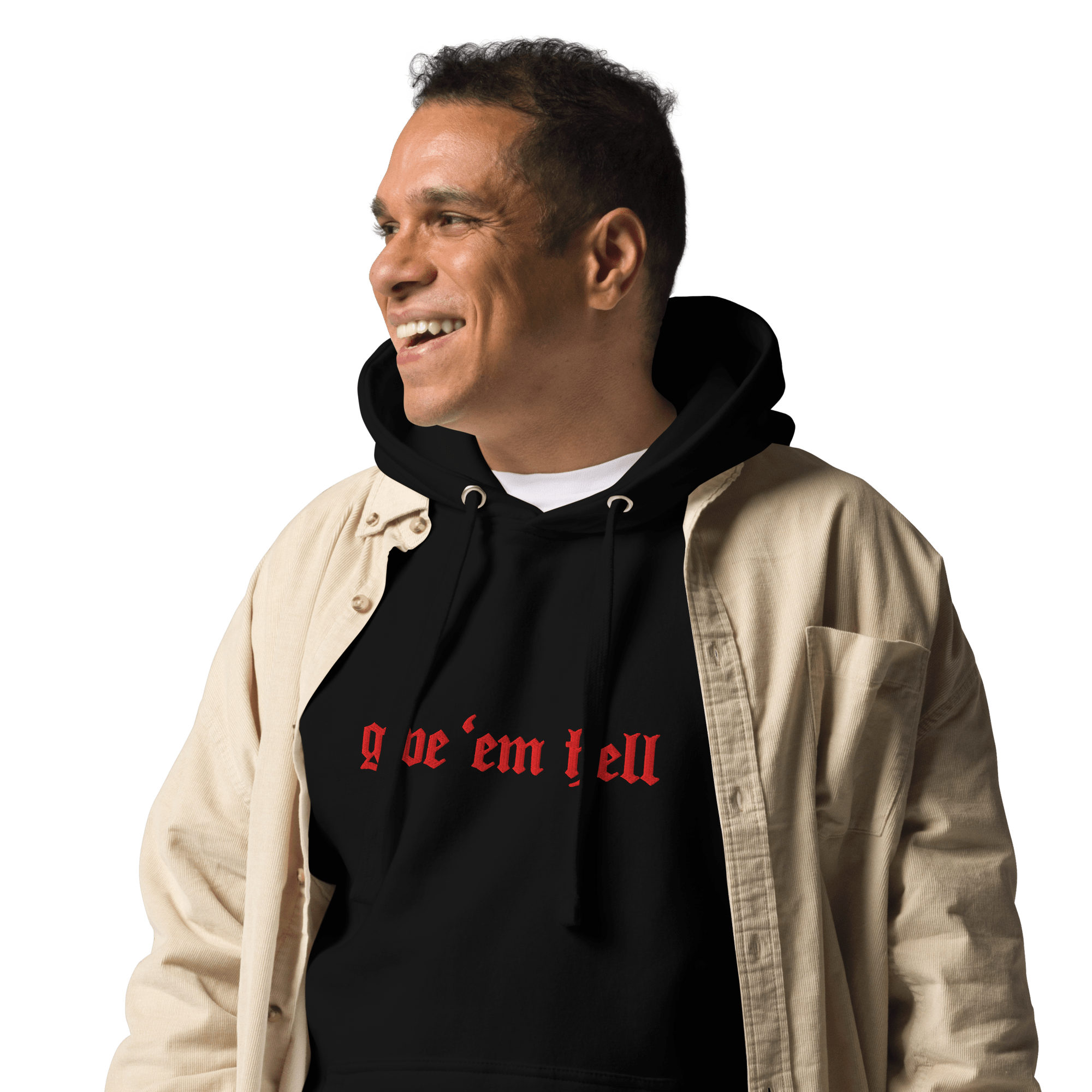Give 'Em Hell Unisex Hoodie by Goth Cloth Co.