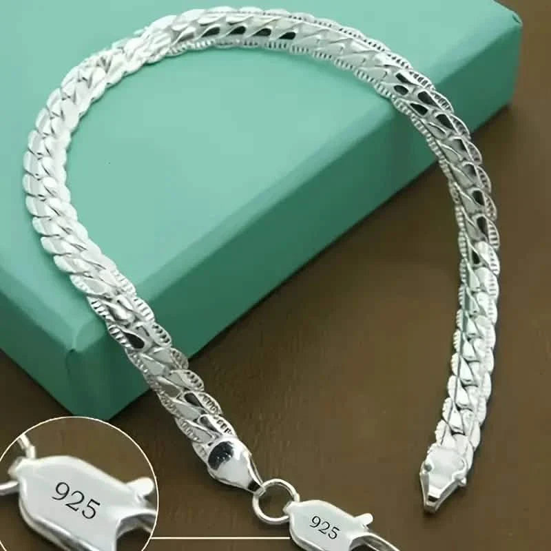 Gleaming Treasure Elegant 925 Sterling Silver Bracelet by DailySale