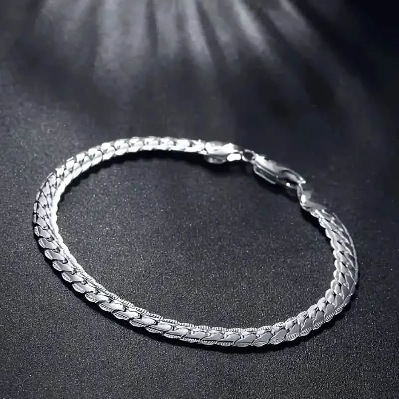 Gleaming Treasure Elegant 925 Sterling Silver Bracelet by DailySale