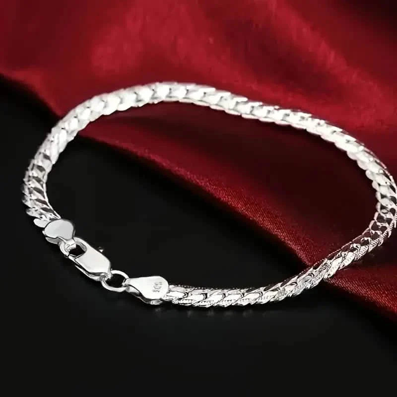 Gleaming Treasure Elegant 925 Sterling Silver Bracelet by DailySale