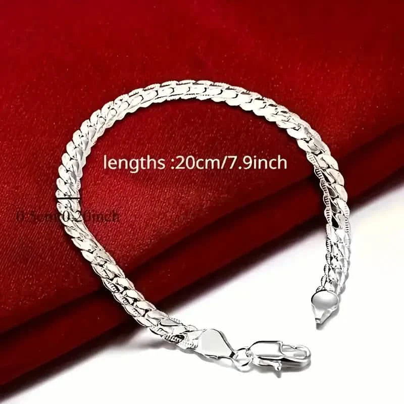 Gleaming Treasure Elegant 925 Sterling Silver Bracelet by DailySale