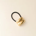 Mini Double Arch Metal Ponytail Hair Tie | Gold