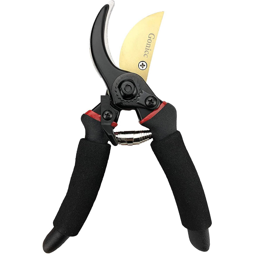 Gonicc 8" Professional Premium Titanium Bypass Pruning Shears by DailySale