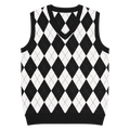 Carnival Chic Knit V-Neck Vest by Goth Cloth Co.