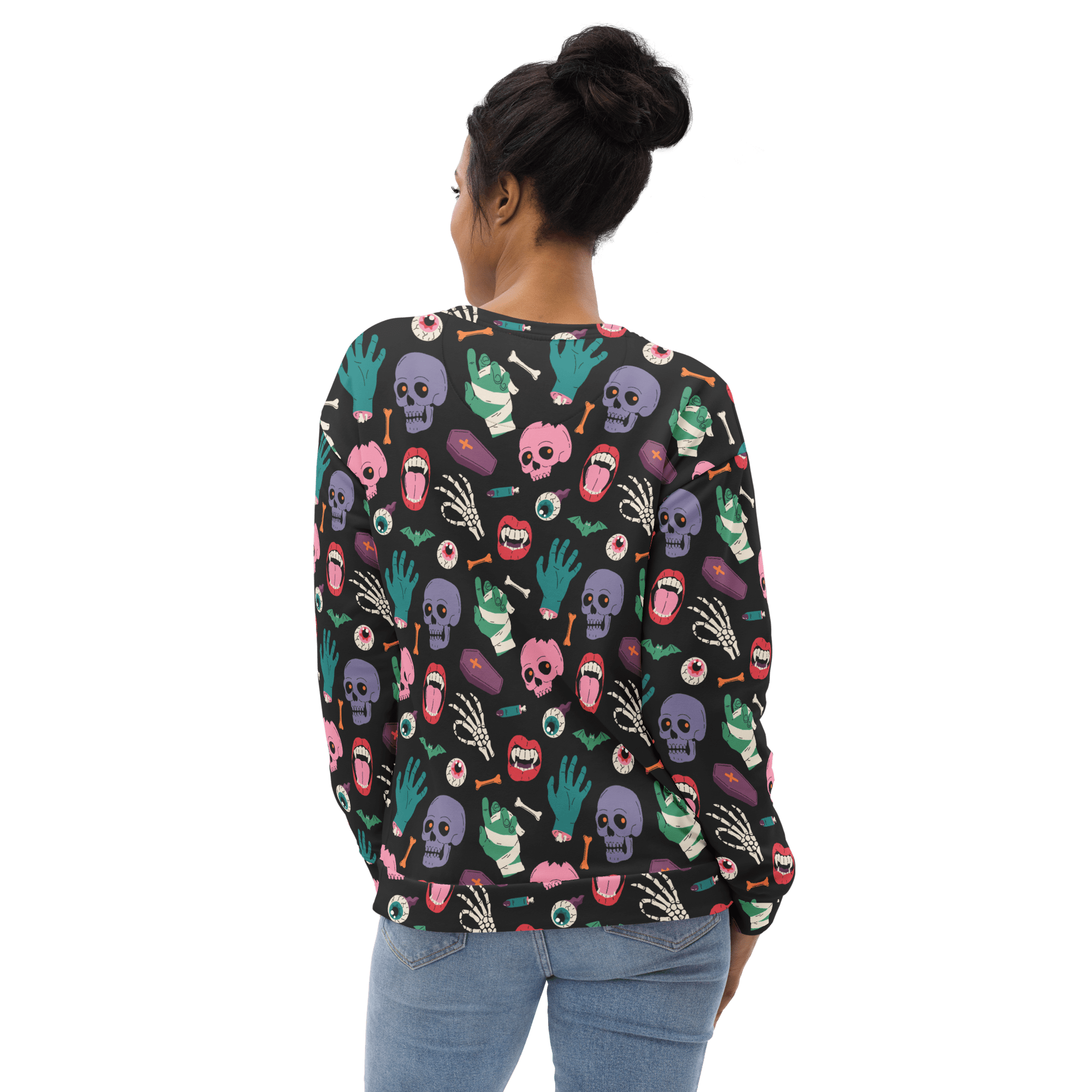 Graveyard Smash Unisex Sweatshirt by Goth Cloth Co.