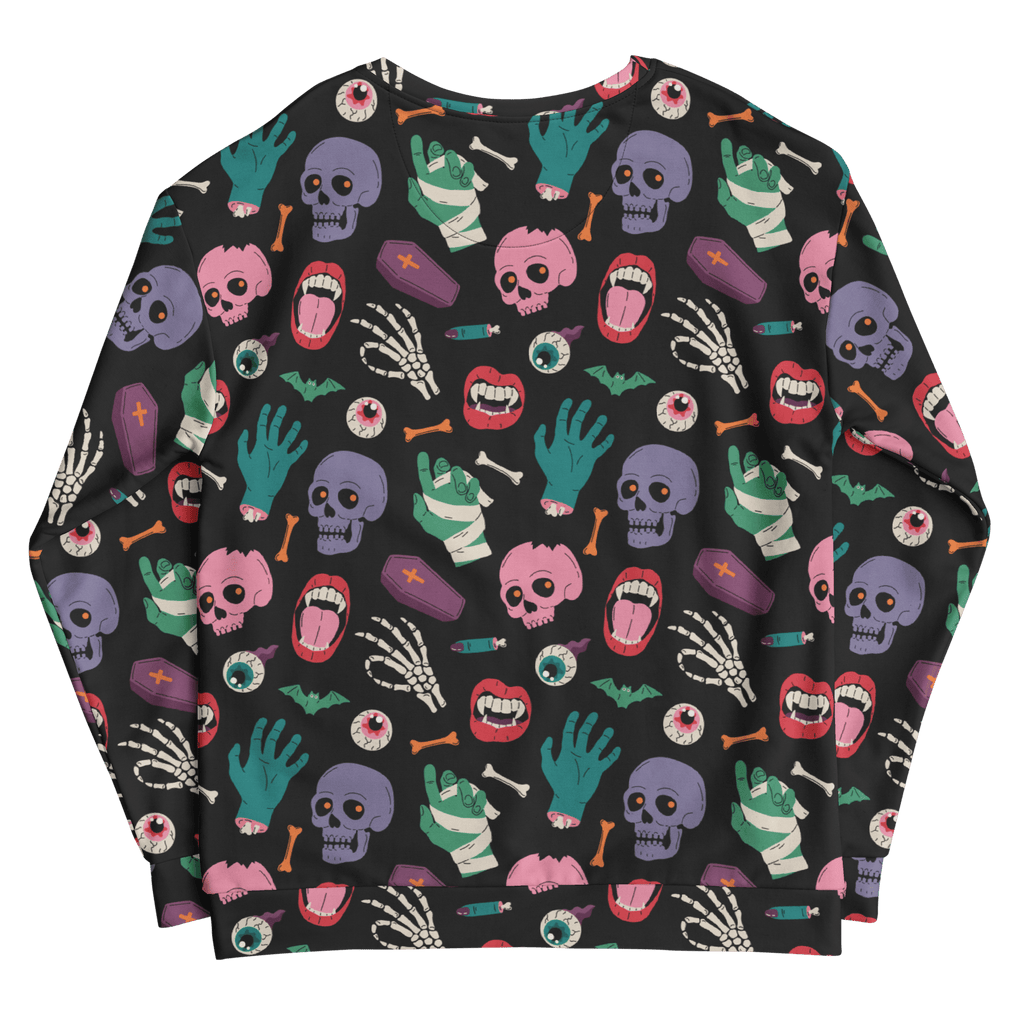 Graveyard Smash Unisex Sweatshirt by Goth Cloth Co.