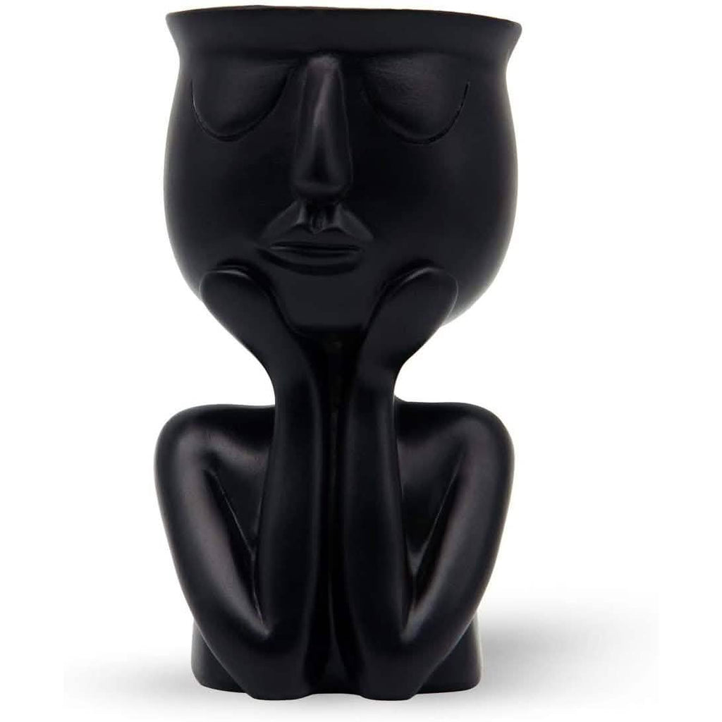 Greneric Character Portrait Flower Pot Resin Succulents Plant Pot by DailySale