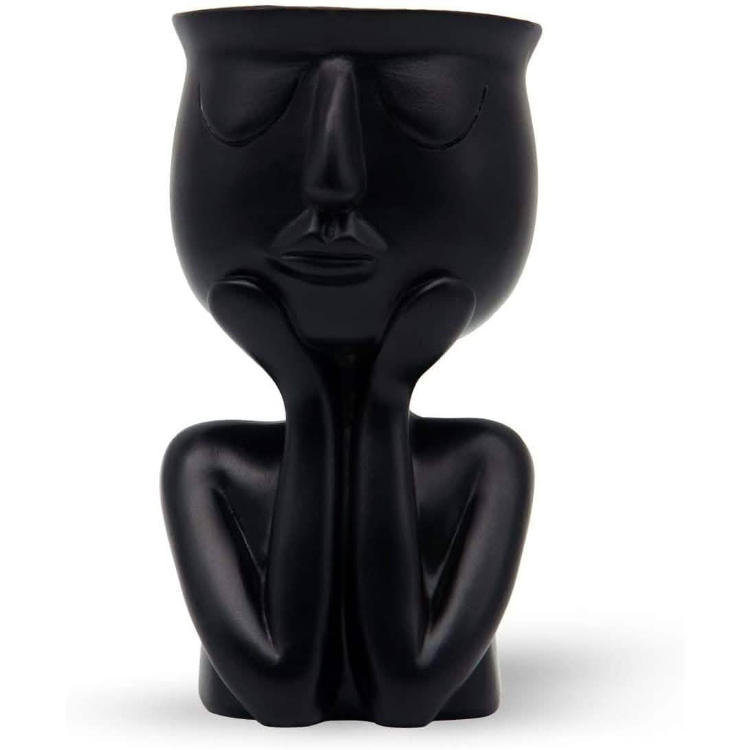 Greneric Character Portrait Flower Pot Resin Succulents Plant Pot by DailySale