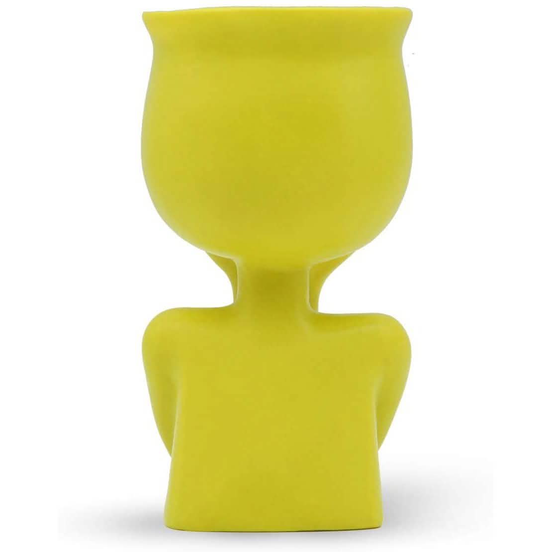 Greneric Character Portrait Flower Pot Resin Succulents Plant Pot by DailySale