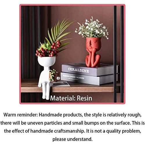 Greneric Character Portrait Flower Pot Resin Succulents Plant Pot by DailySale