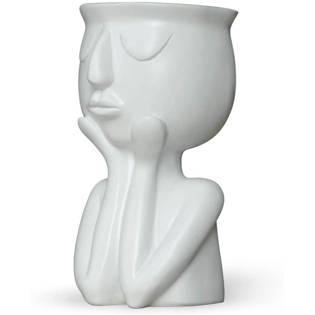 Greneric Character Portrait Flower Pot Resin Succulents Plant Pot by DailySale