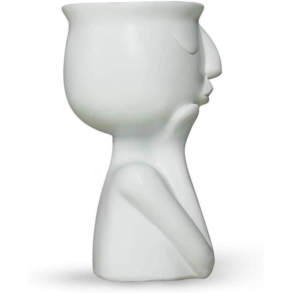 Greneric Character Portrait Flower Pot Resin Succulents Plant Pot by DailySale
