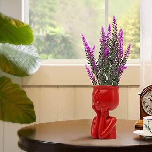 Greneric Character Portrait Flower Pot Resin Succulents Plant Pot by DailySale