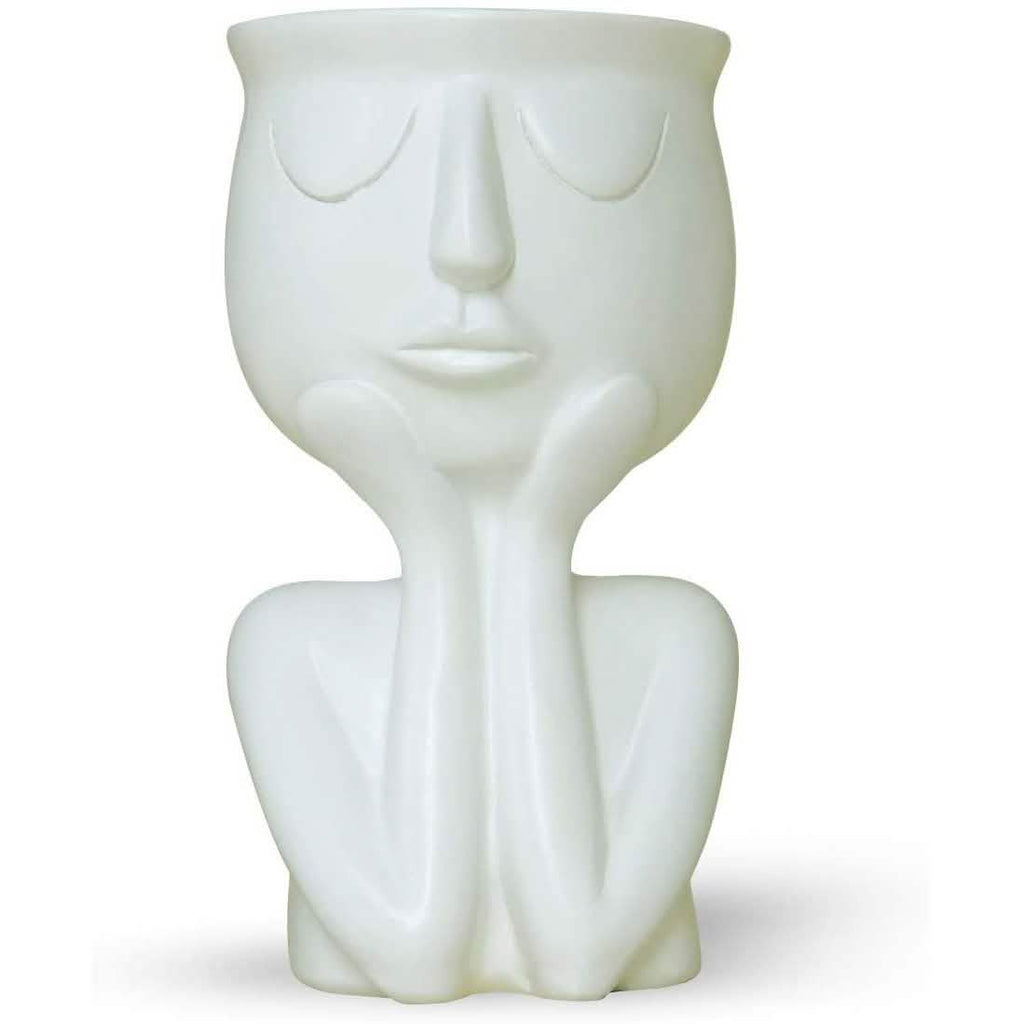 Greneric Character Portrait Flower Pot Resin Succulents Plant Pot by DailySale