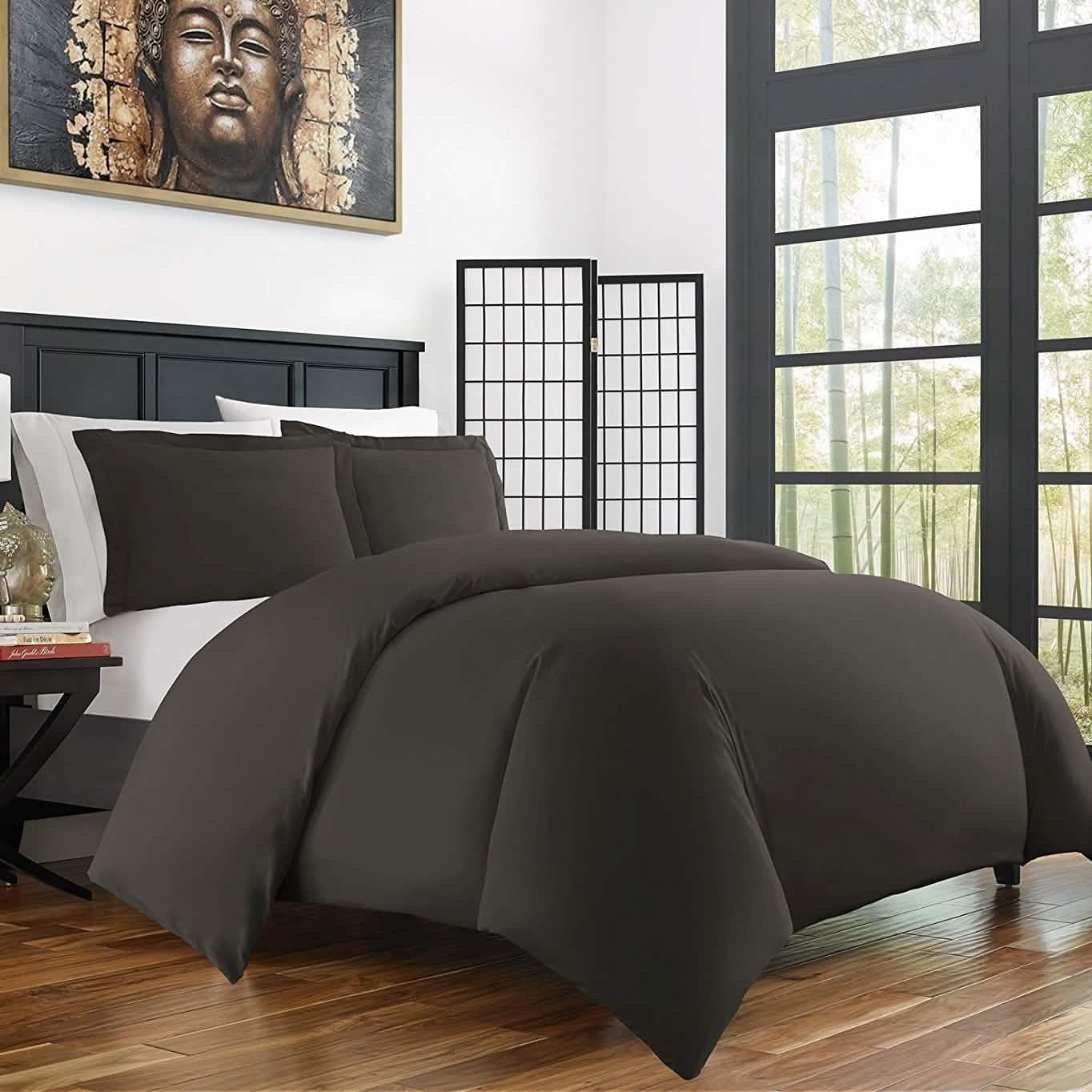 Bamboo Duvet Cover Set - Hypoallergenic - Assorted Sizes and Colors by DailySale