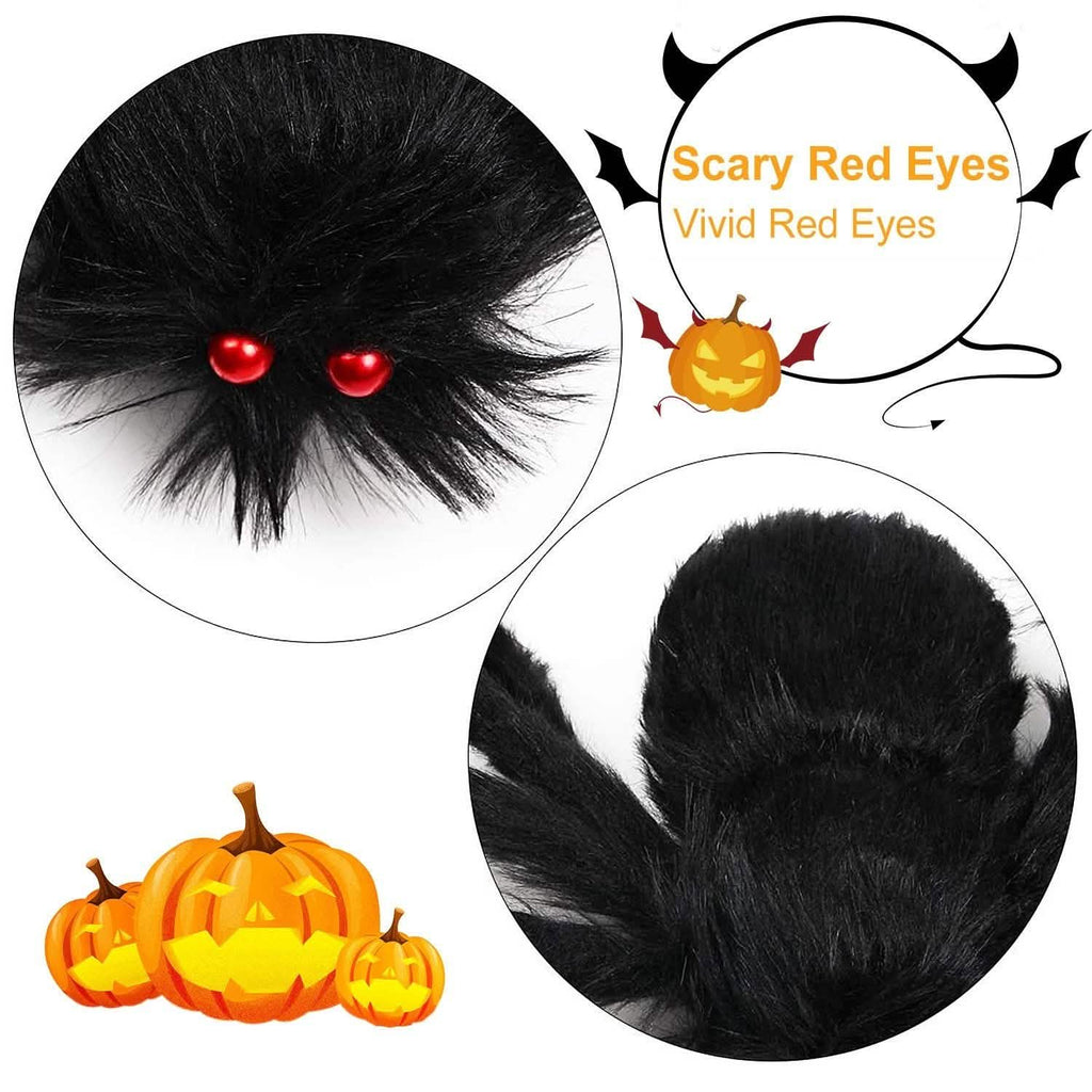 Halloween Decorations Spider 49" with 126" Tarantula Mega Spider Web by DailySale