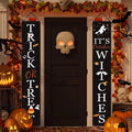 Halloween Porch Decoration October Witch Front Porch Banner Decorations by DailySale