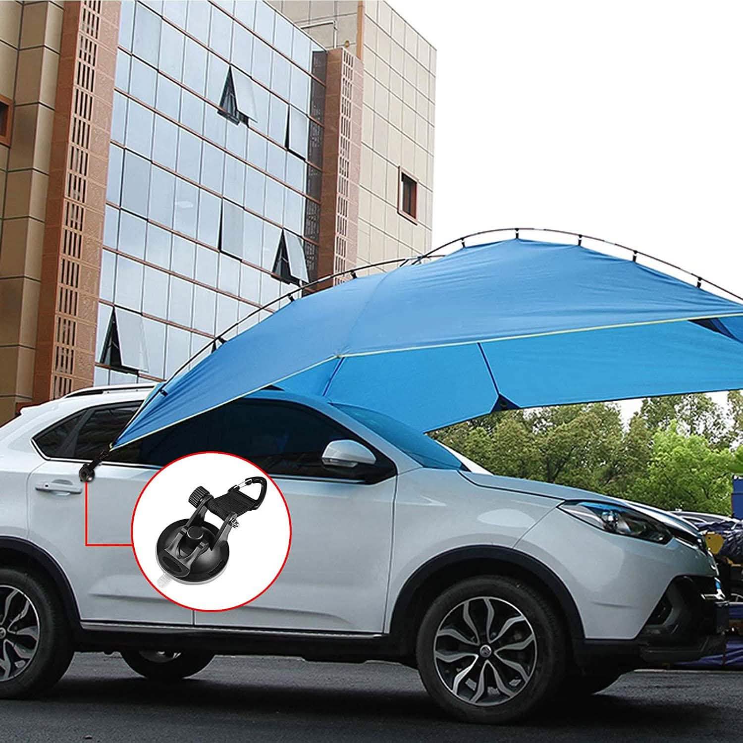 Hamnor Heavy Duty Car Camping Tie Down Suction Cups with Hooks by DailySale