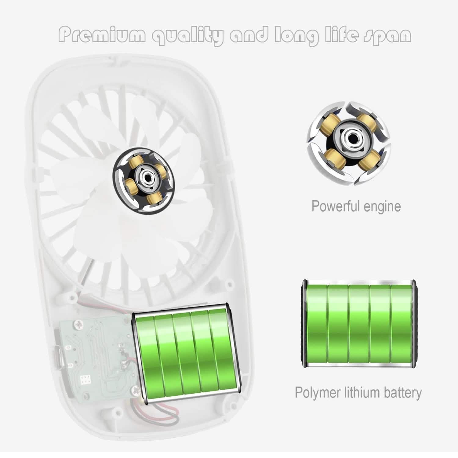 Handheld Powerful Mini Fan by DailySale
