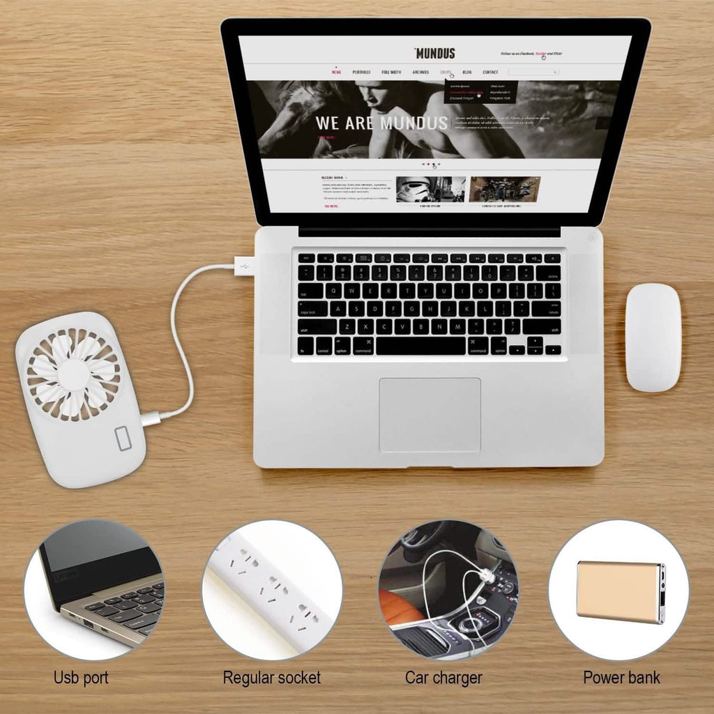 Handheld Powerful Mini Fan by DailySale