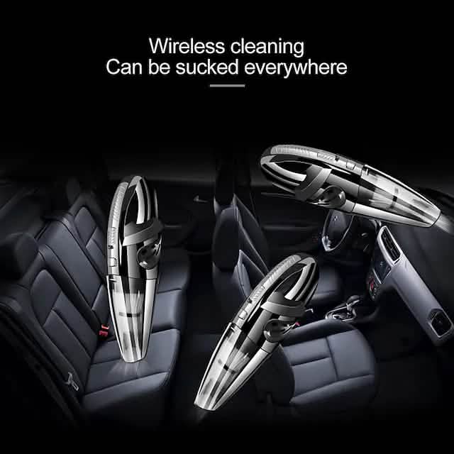 Handheld Rechargeable Wireless Car Vacuum by DailySale
