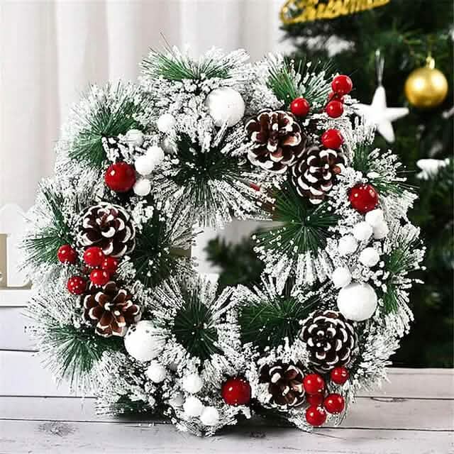 Handmade Christmas Decorative Wreaths by DailySale