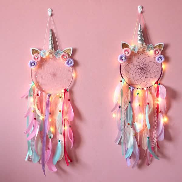 Handmade Feather Dream Catcher Wall Hanging Decoration by DailySale