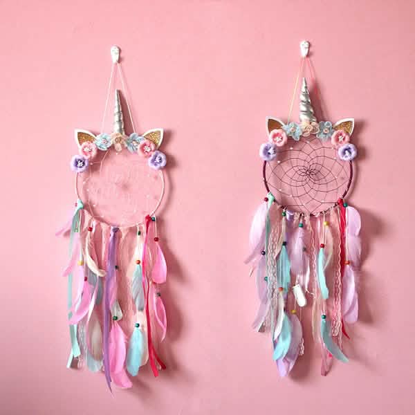 Handmade Feather Dream Catcher Wall Hanging Decoration by DailySale