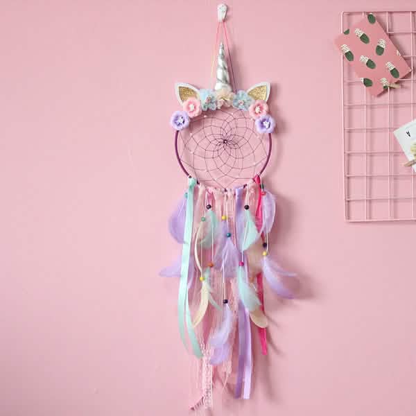 Handmade Feather Dream Catcher Wall Hanging Decoration by DailySale