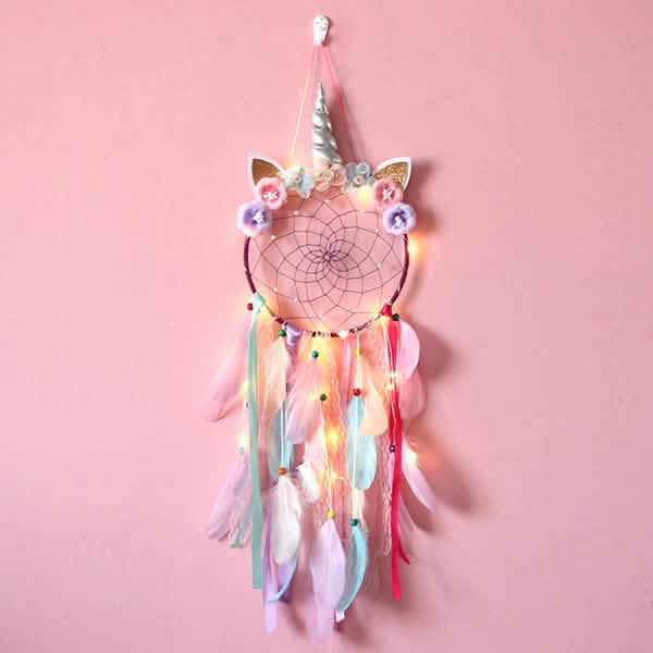Handmade Feather Dream Catcher Wall Hanging Decoration by DailySale