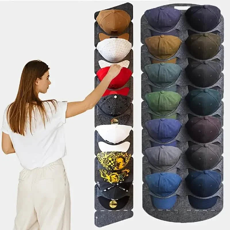 Hanging Hat Organizers For Baseball Cap Felt Storage Holders by DailySale