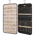 Hanging Jewelry Organizer Storage Roll by DailySale