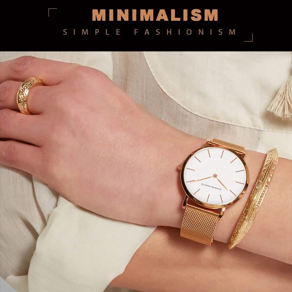Hannah Martin High Quality Waterproof Ladies Watch by DailySale