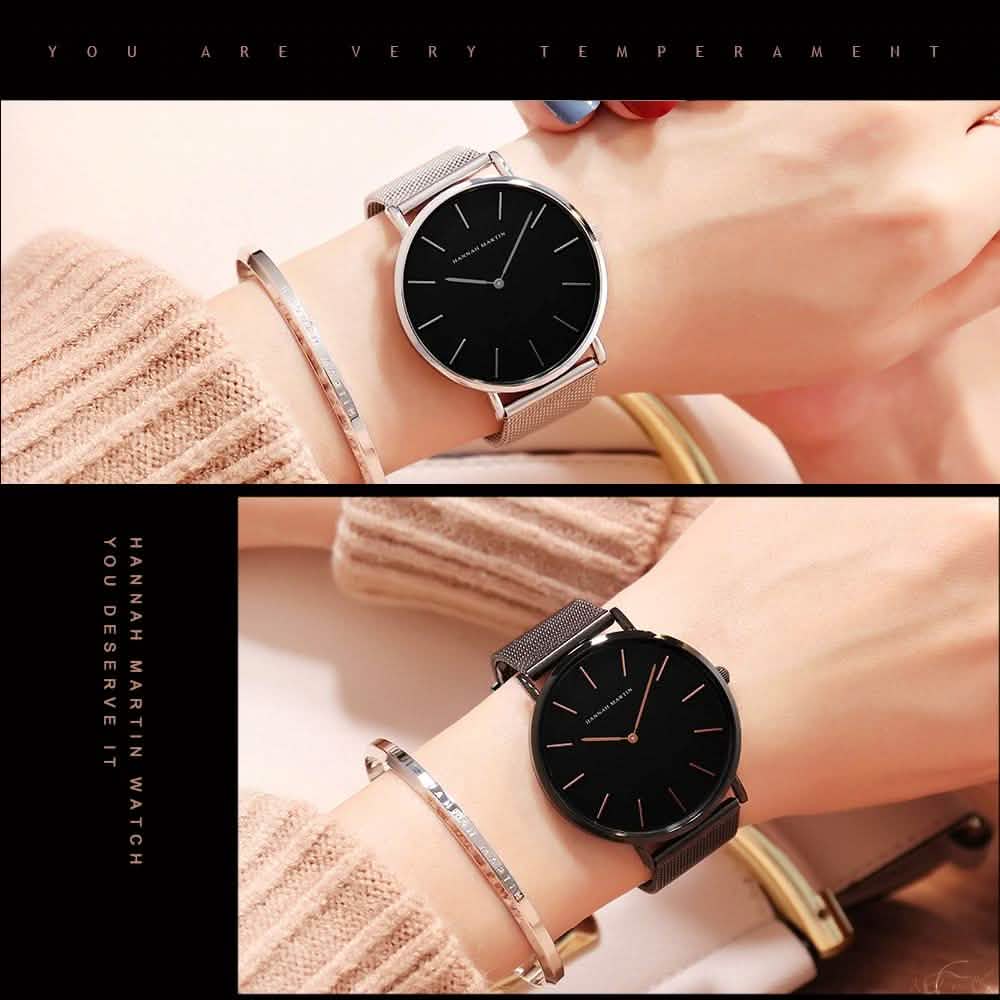 Hannah Martin High Quality Waterproof Ladies Watch by DailySale
