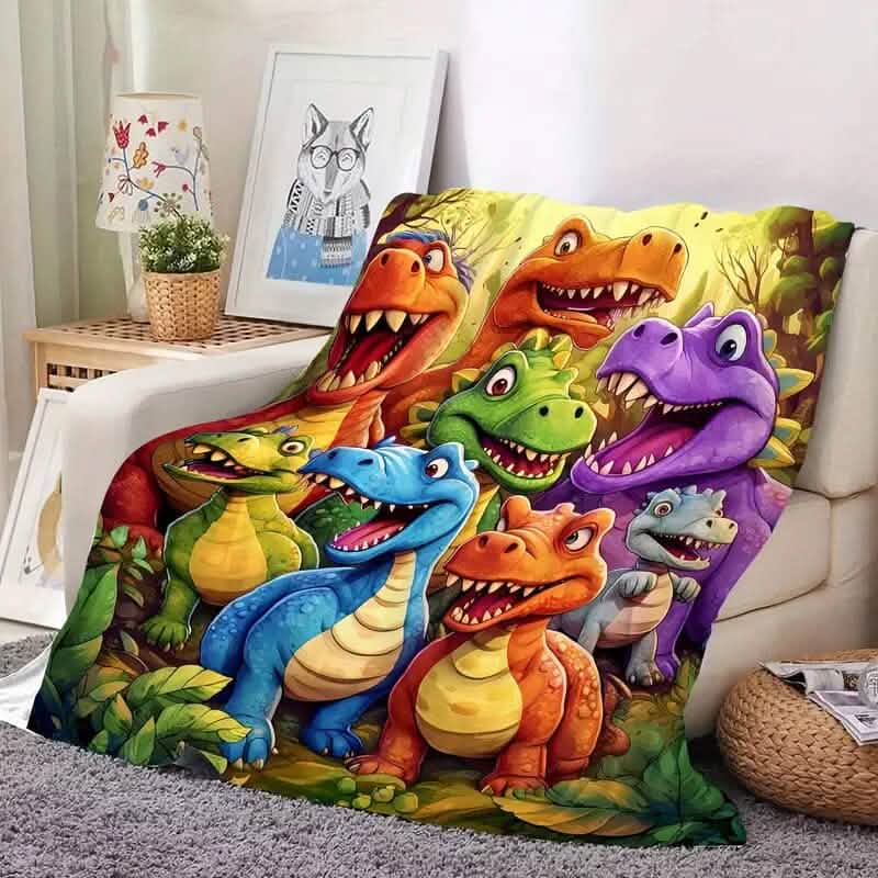 HD Digital Print Flannel Throw Blanket by DailySale