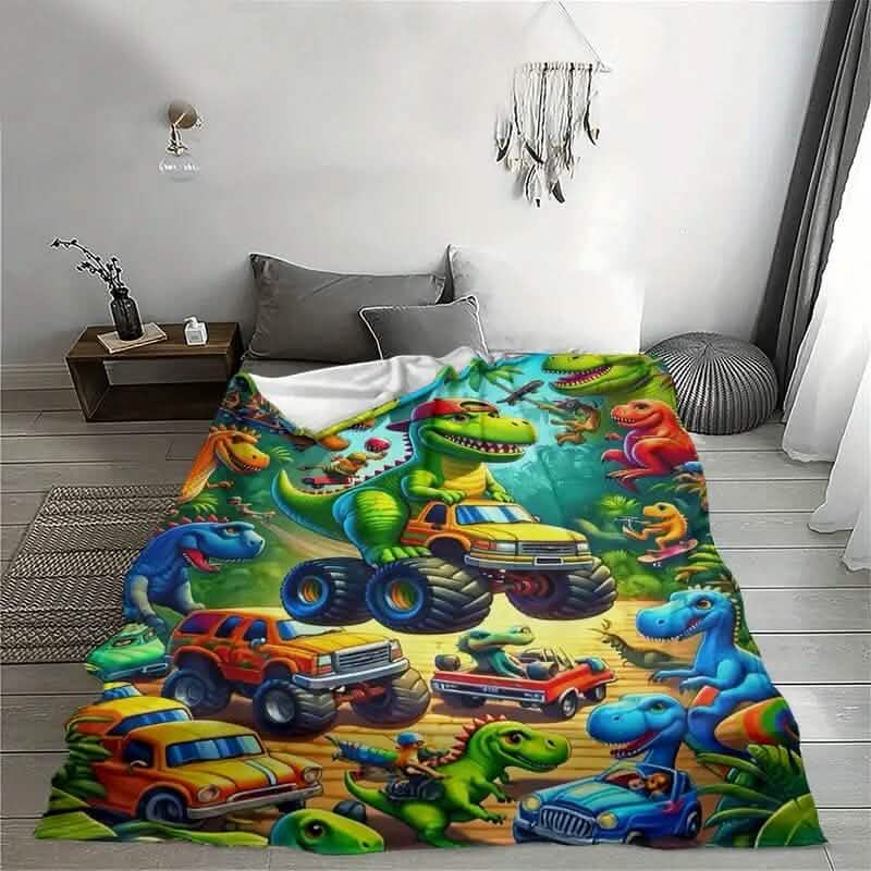 HD Digital Print Flannel Throw Blanket by DailySale