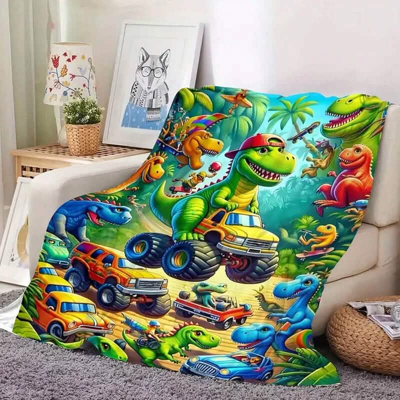 HD Digital Print Flannel Throw Blanket by DailySale