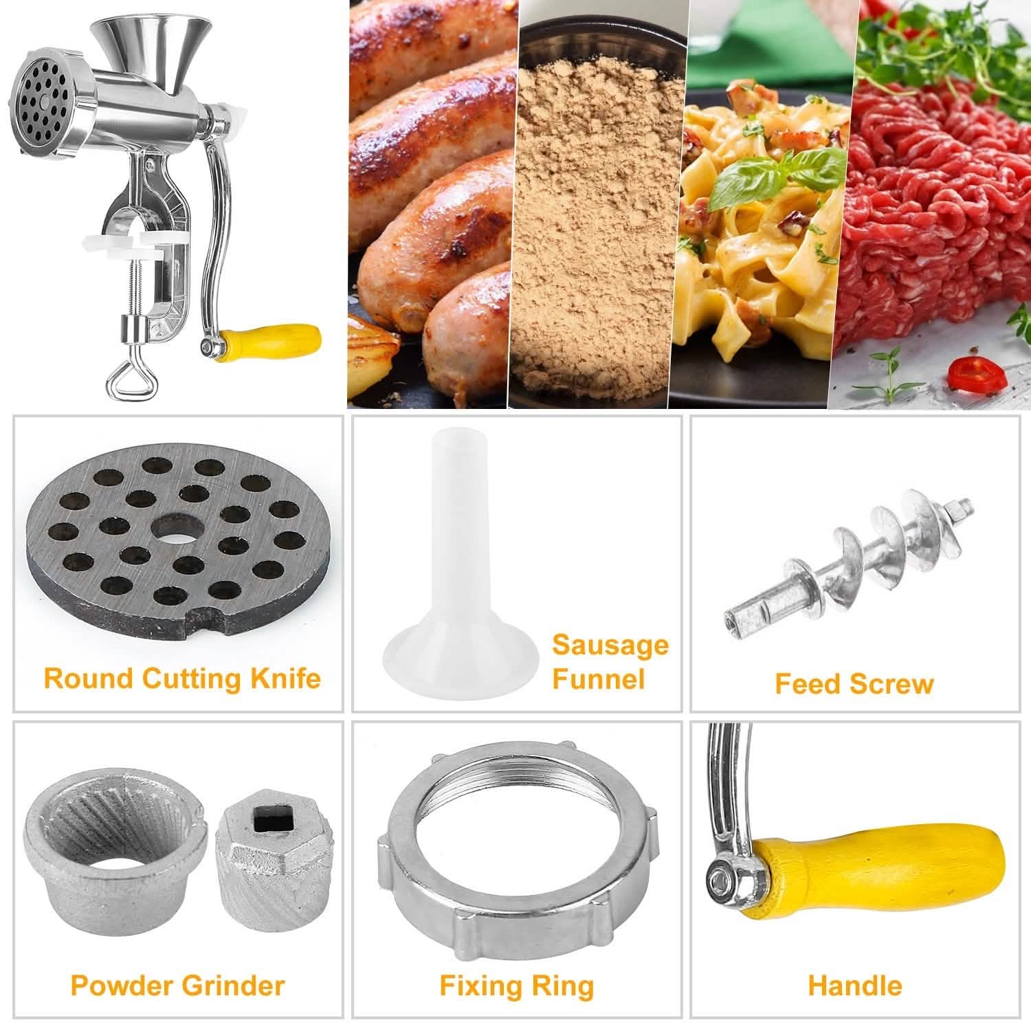 Heavy Duty Manual Meat Grinder by DailySale