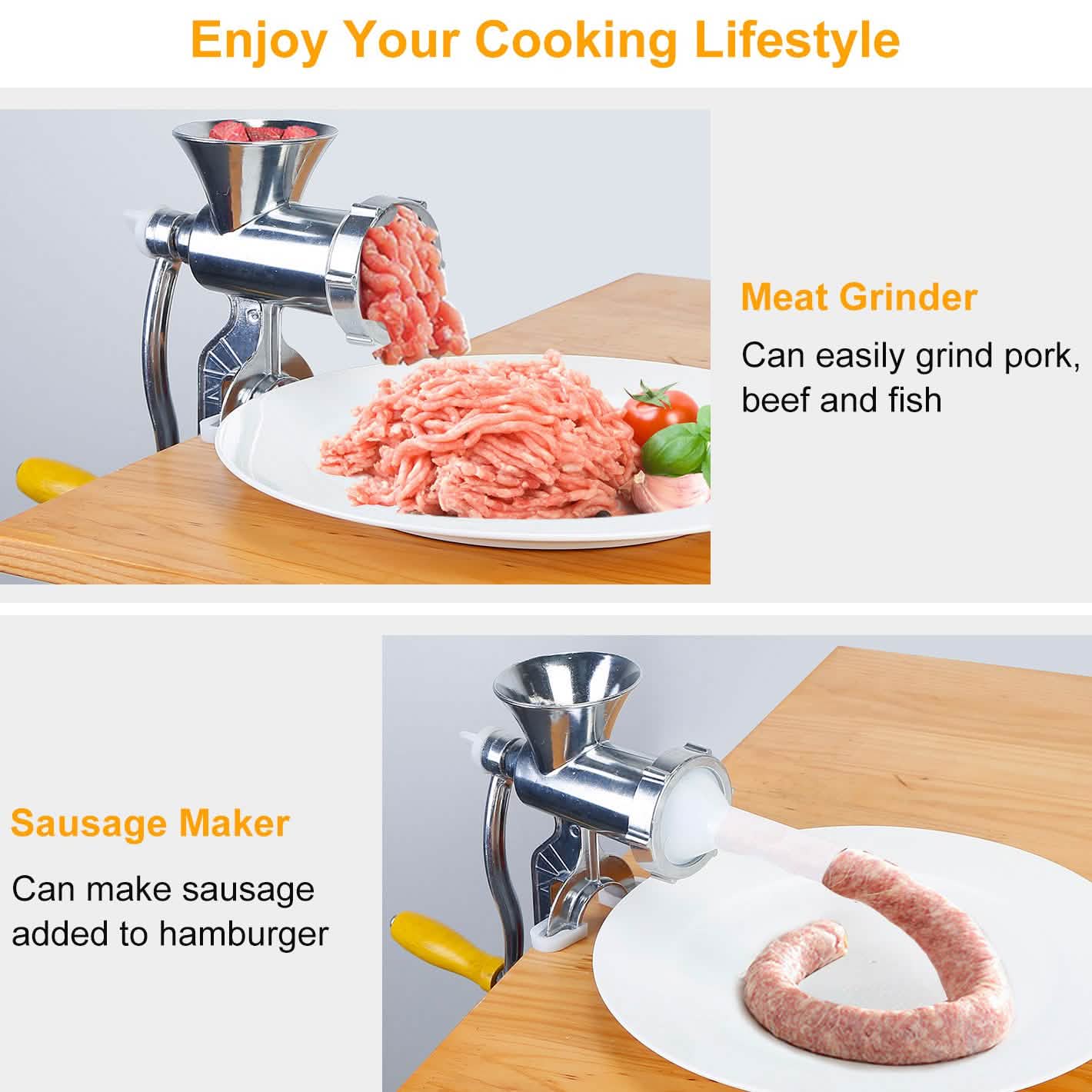 Heavy Duty Manual Meat Grinder by DailySale