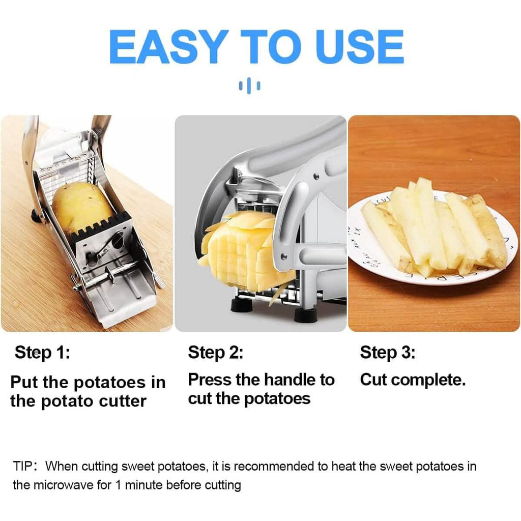 Heavy Duty Stainless Steel Potato Cutter by DailySale