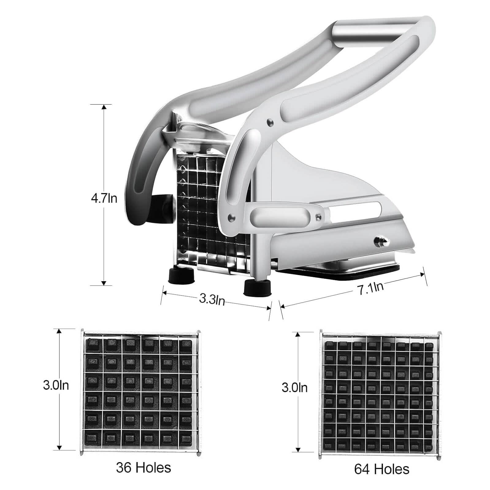 Heavy Duty Stainless Steel Potato Cutter by DailySale