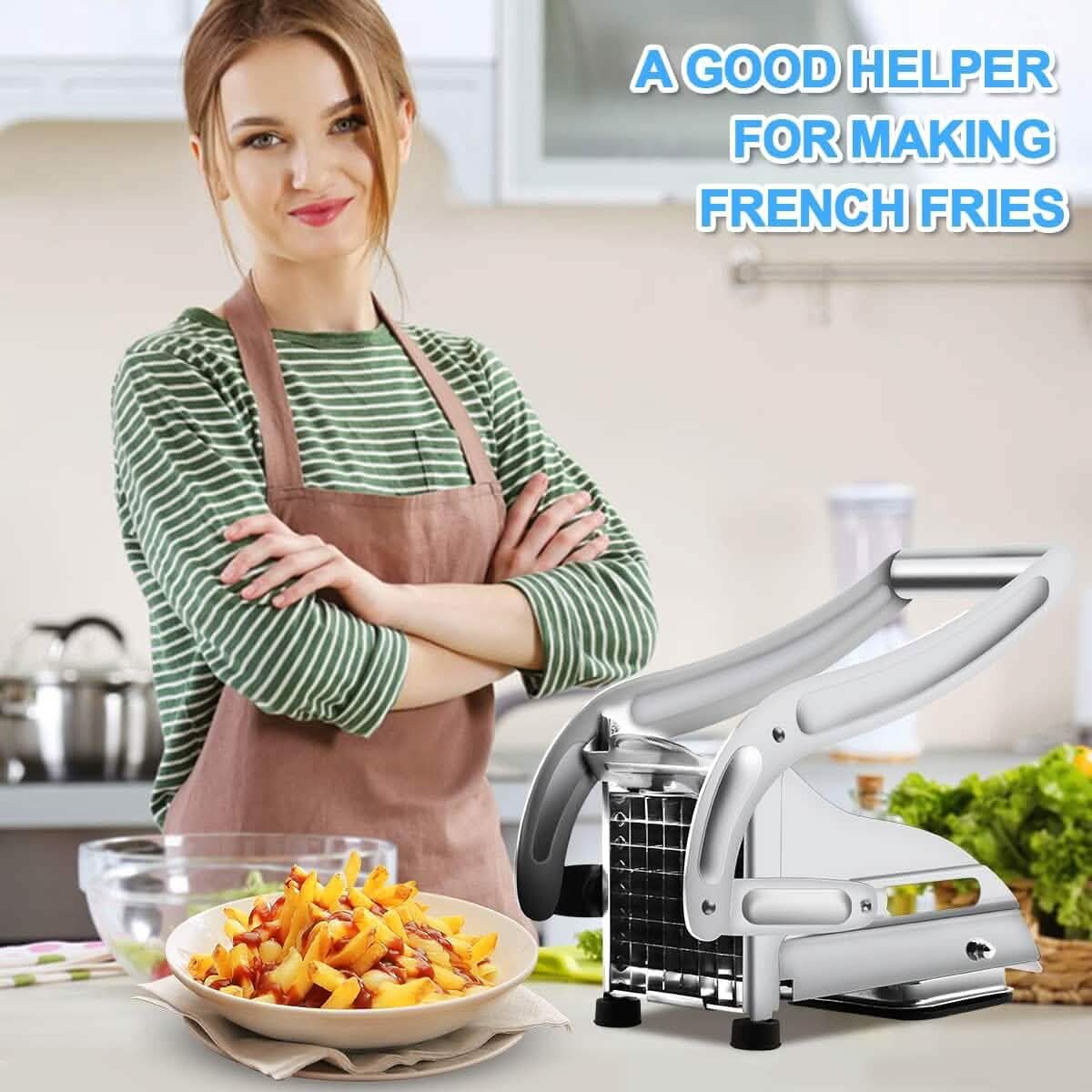 Heavy Duty Stainless Steel Potato Cutter by DailySale