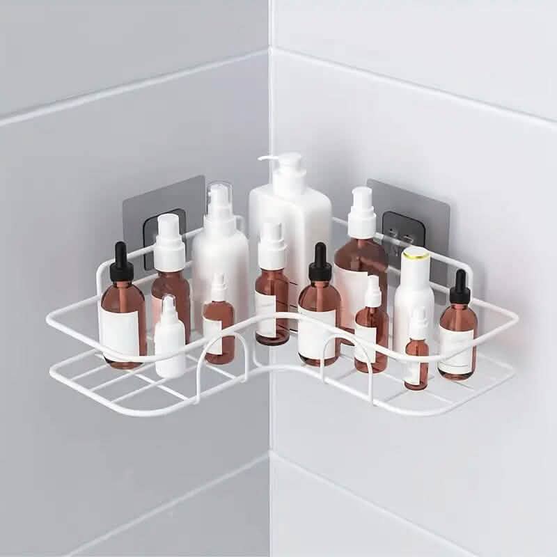 Heavy-Duty Triangle Wall Mounted Shower Caddy Rack by DailySale