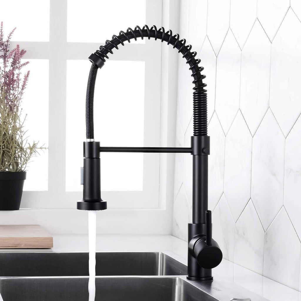 High Arc Spring Kitchen Sink Faucet by DailySale