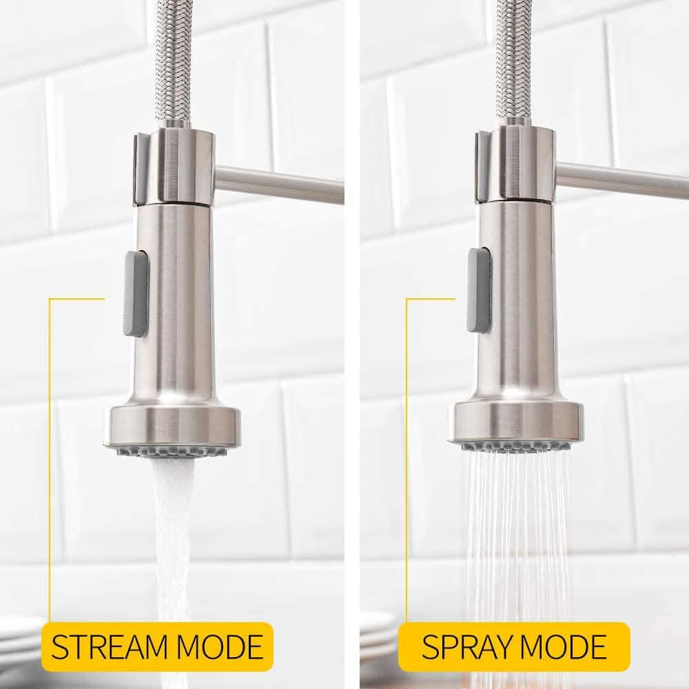 High Arc Spring Kitchen Sink Faucet by DailySale
