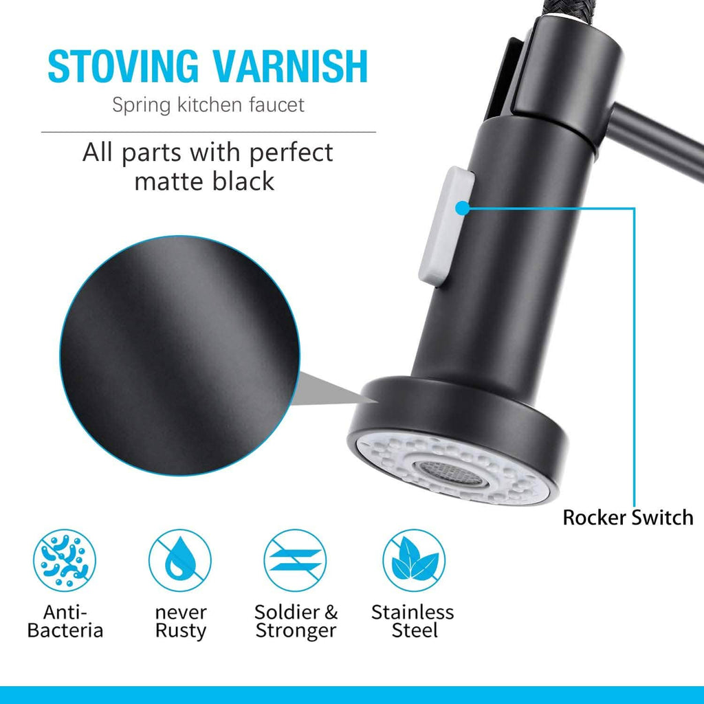 High Arc Spring Kitchen Sink Faucet by DailySale
