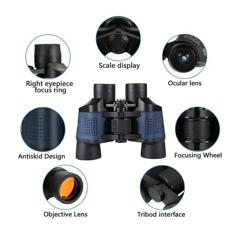 High-Definition Binocular Telescope with Night Vision by DailySale