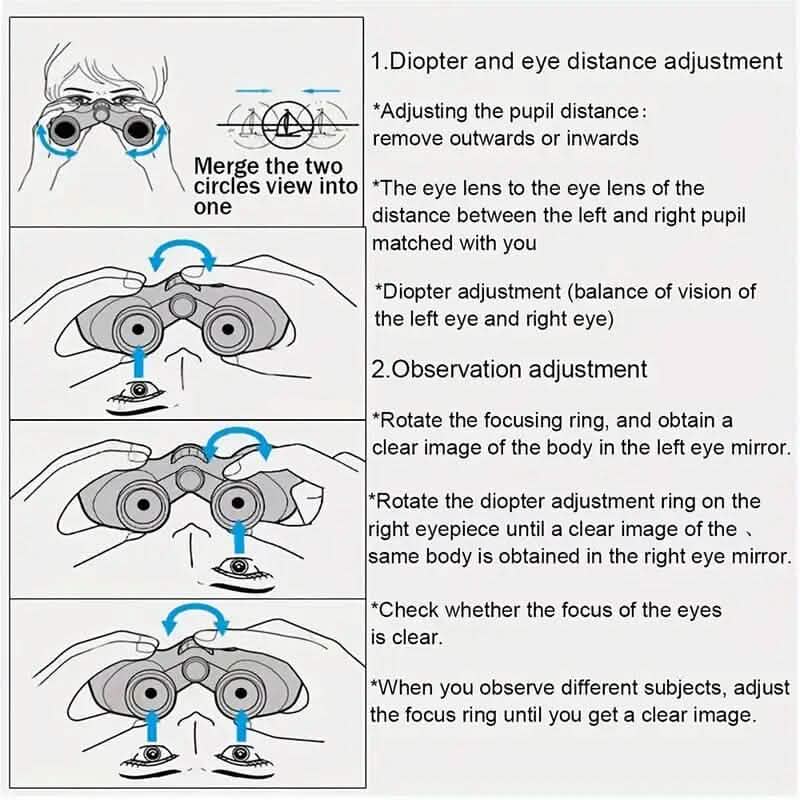 High-Definition Binocular Telescope with Night Vision by DailySale