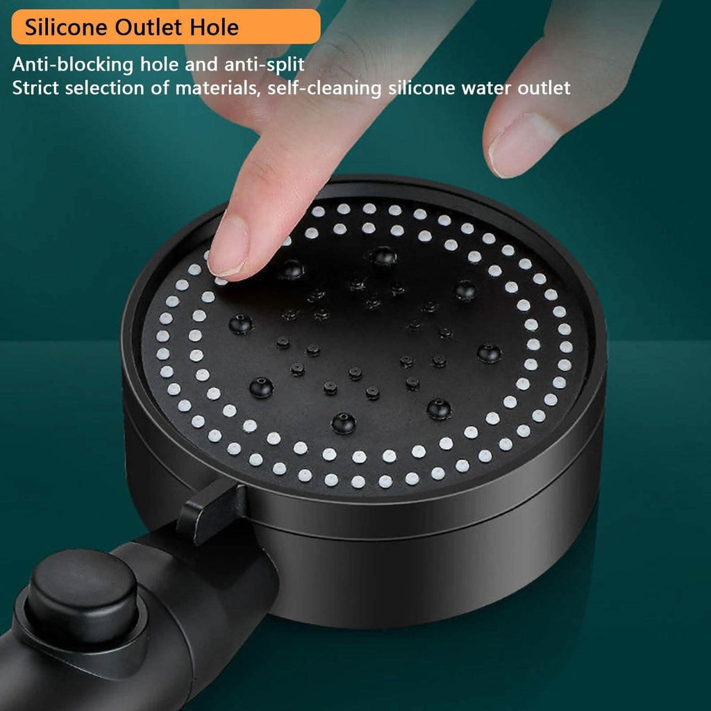 High-Pressure Shower Head 5-Modes Adjustable Faucet Aerator Water Saving by DailySale